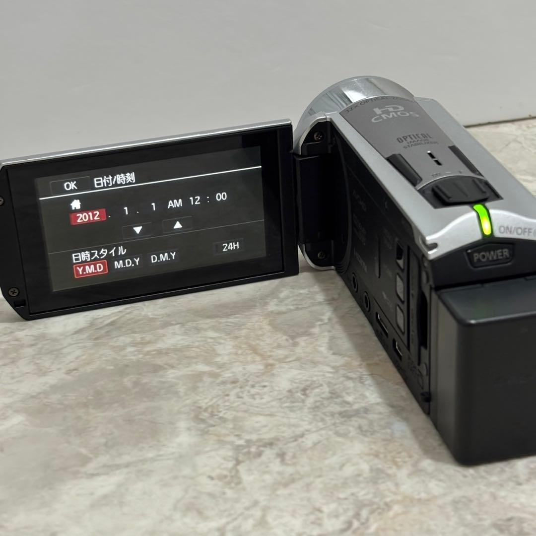 Canon HF R31ビデオカメラ バッテリー付き シルバー キャノン