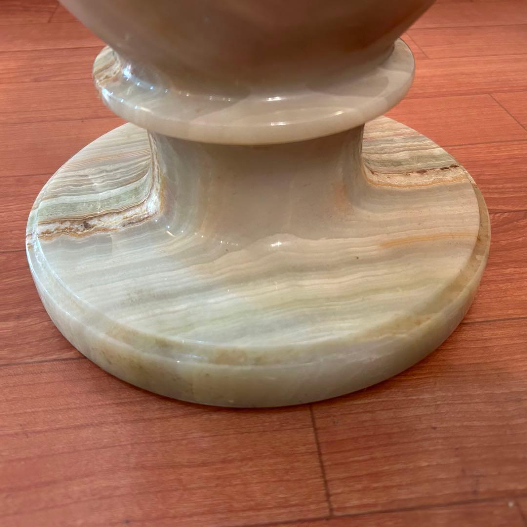 【極美品】オニックス壺 花瓶 46cm