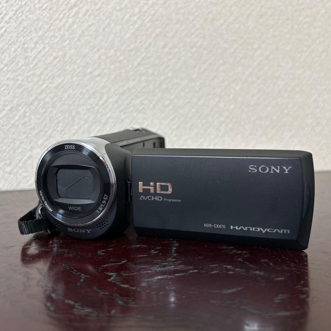 【新中古品】SONY HDR-CX470ビデオカメラ 本体（ブラック）