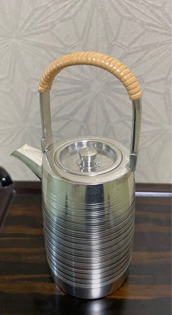 錫　酒器　喜山作　煎茶道具