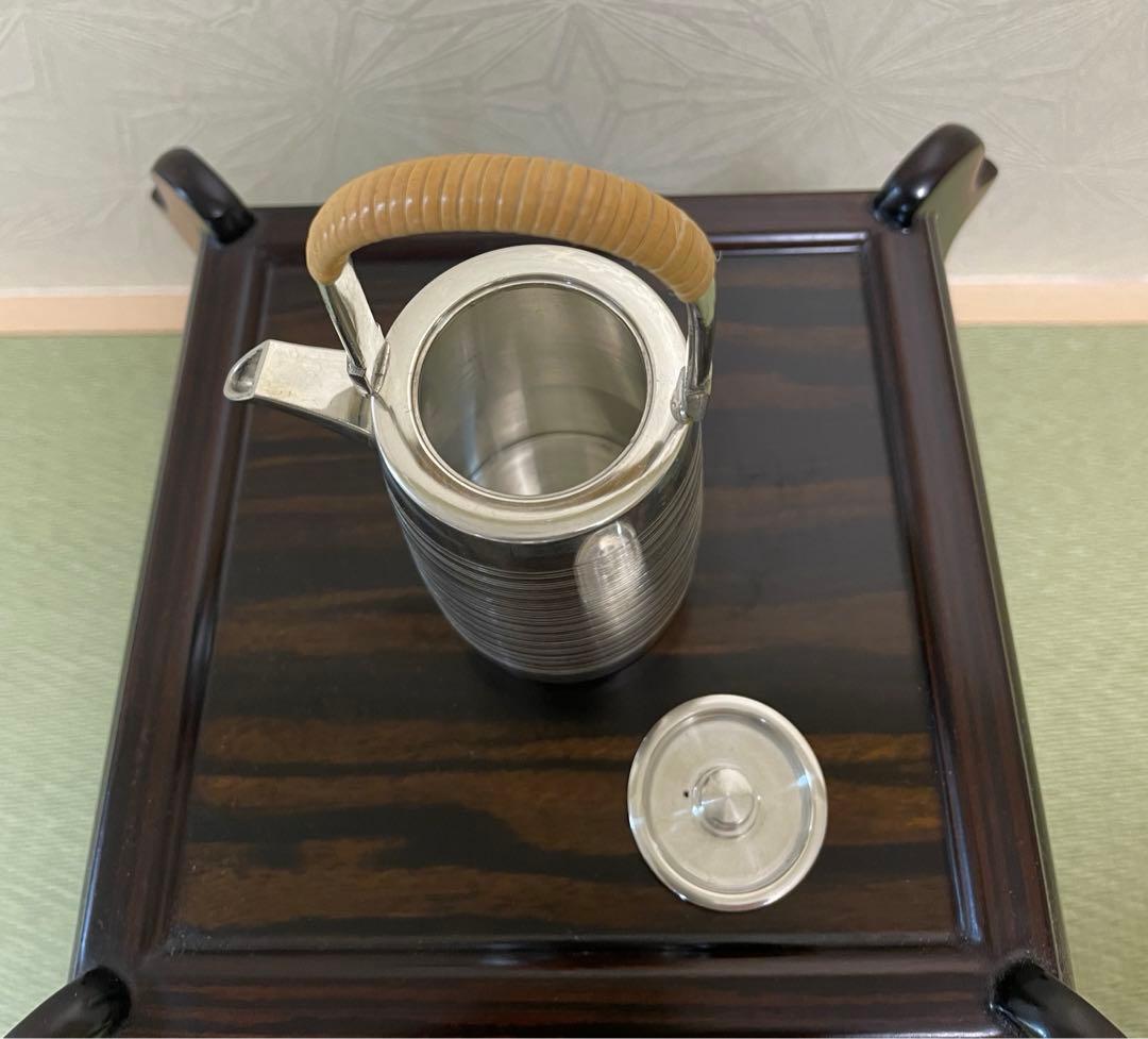 錫　酒器　喜山作　煎茶道具