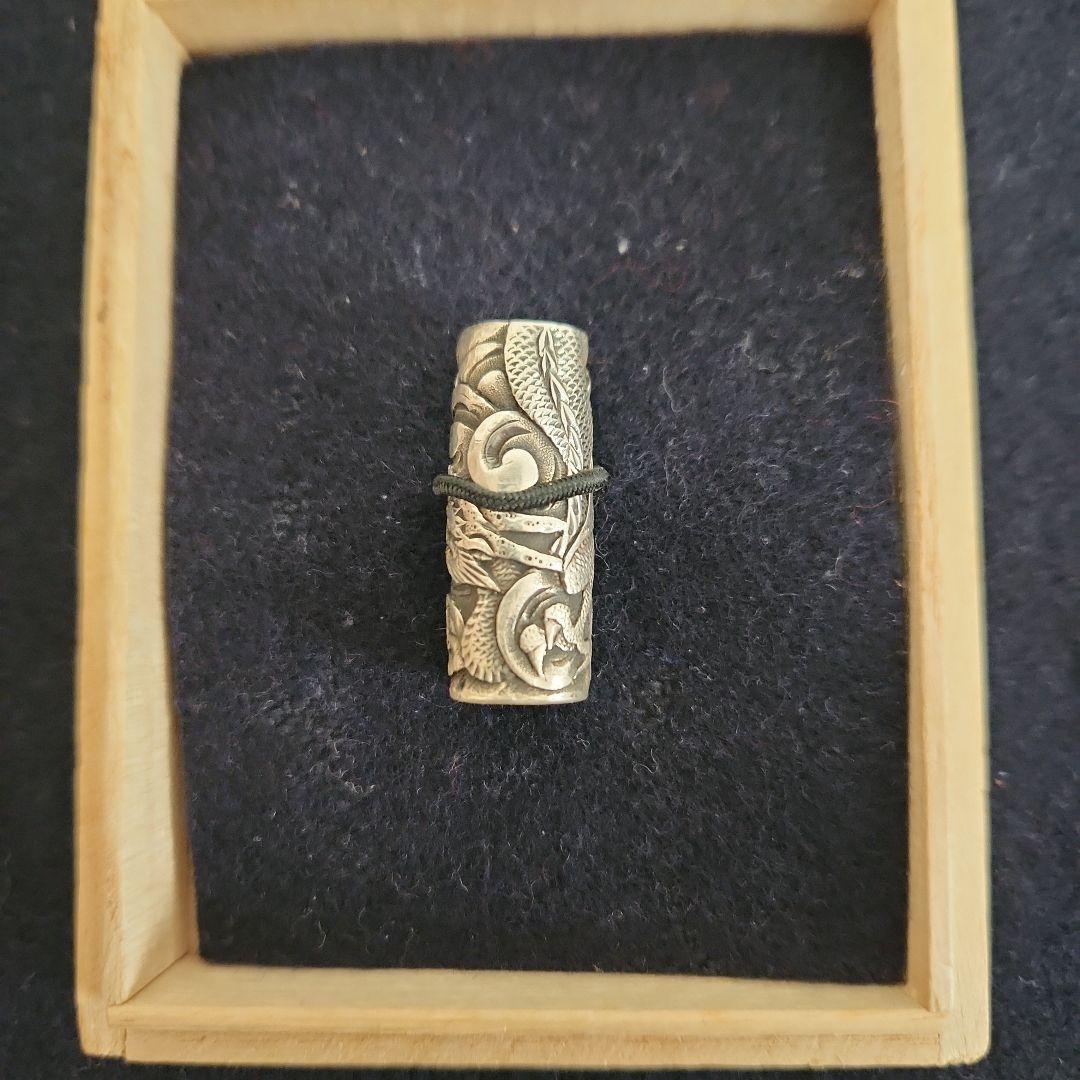 d*2様 銀製の緒締め