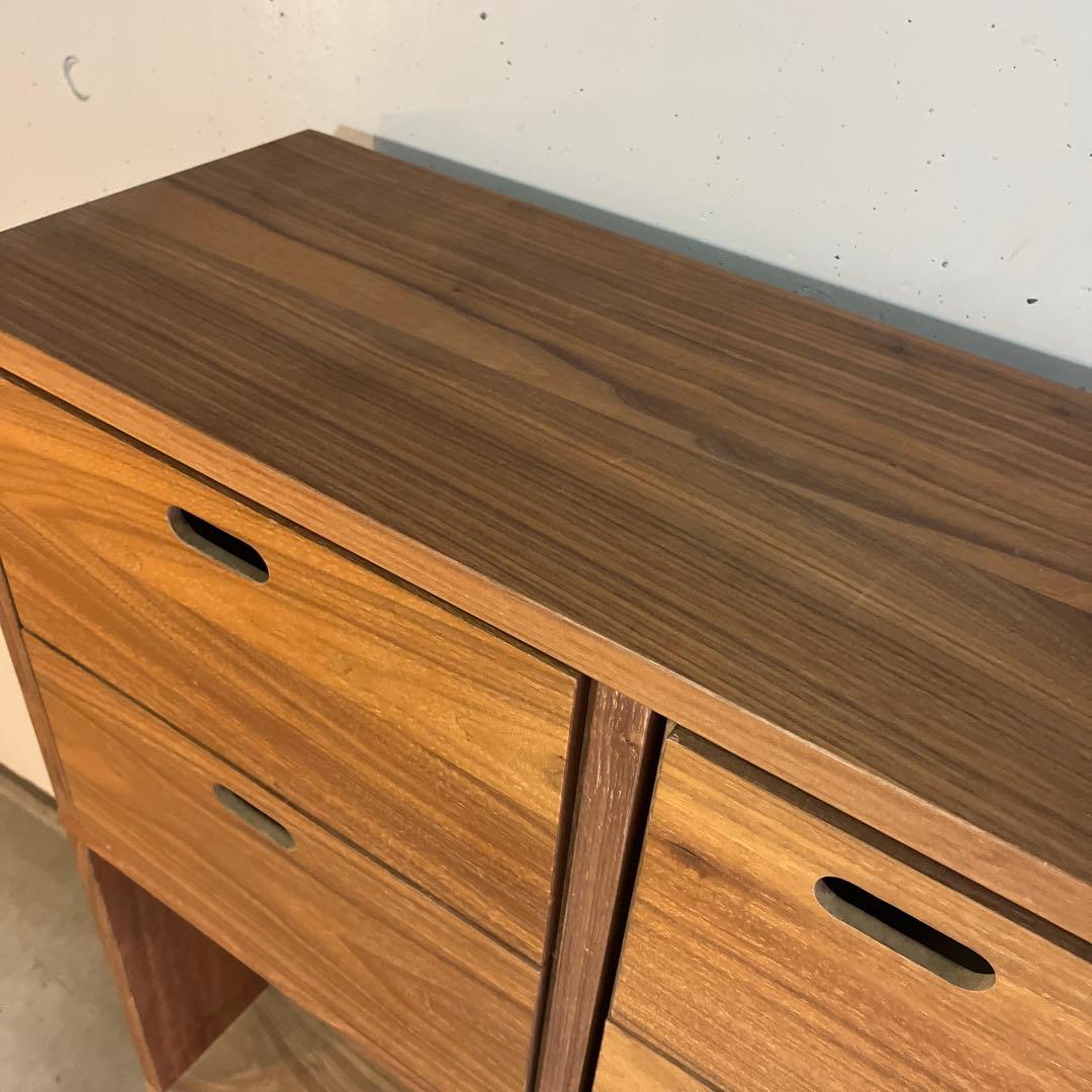 ぶるやまぶるみ★無印スタッキングシェルフセット・３段×３列・ウォールナット