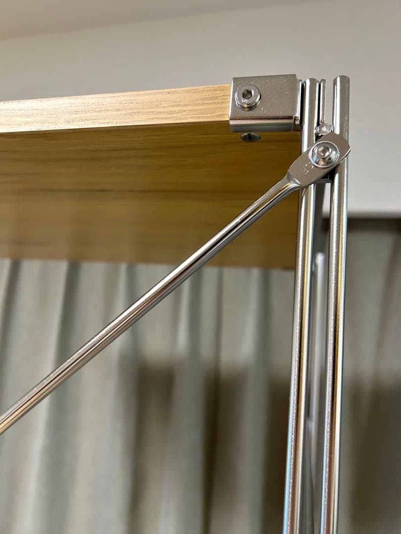 【組立済新品】ステンレスユニットシェルフ 棚5枚セット幅58×高さ175.5cm