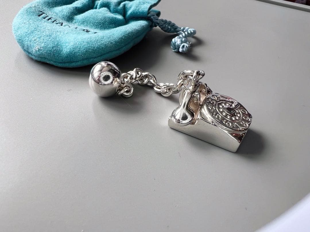 ティファニー　置物　インテリア　黒電話