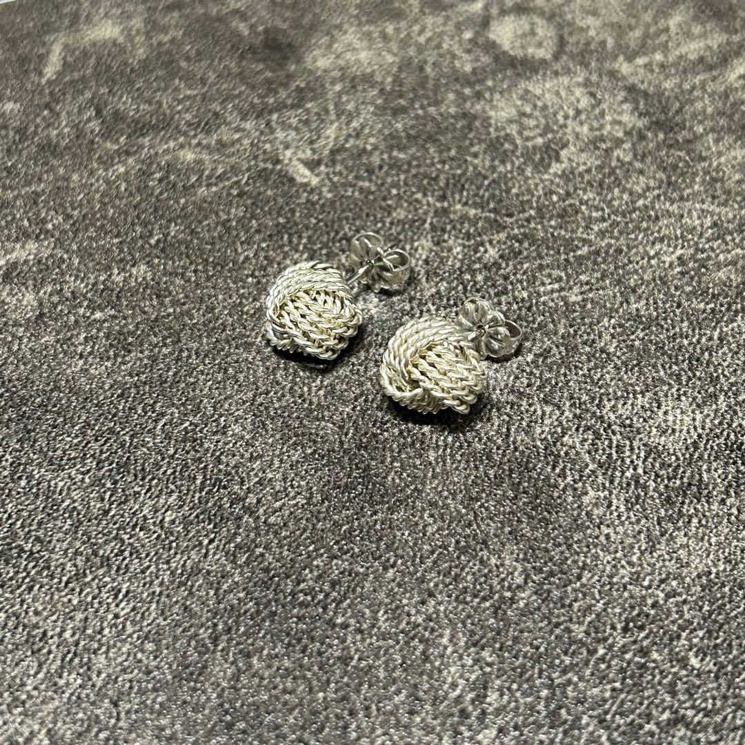 ティファニー TIFFANY サマセット ツイストノット ピアス SV925