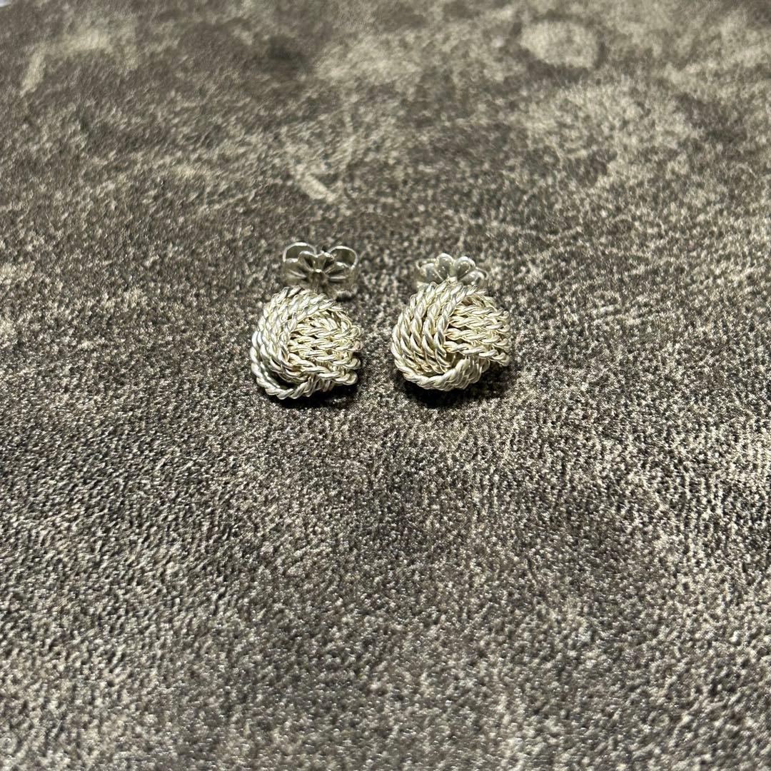 ティファニー TIFFANY サマセット ツイストノット ピアス SV925