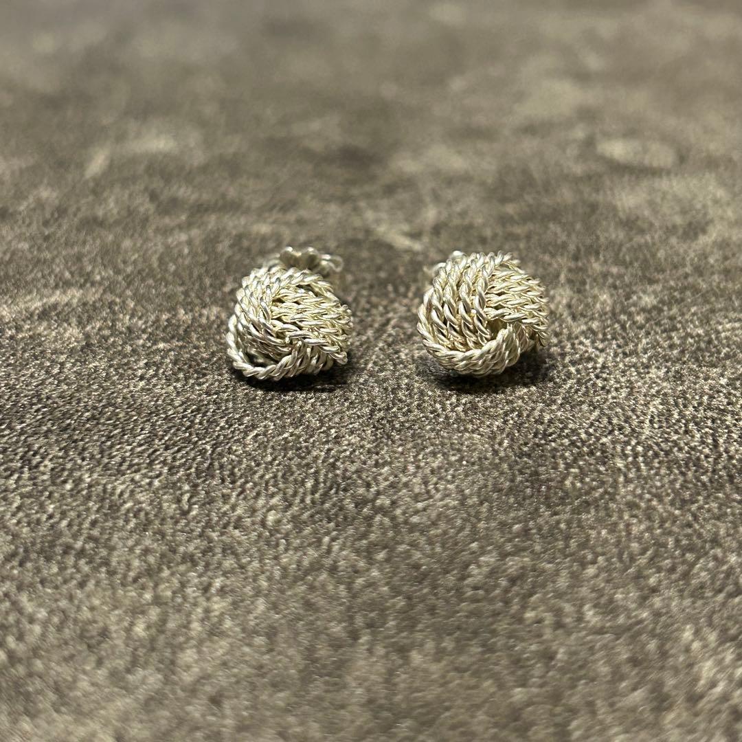 ティファニー TIFFANY サマセット ツイストノット ピアス SV925