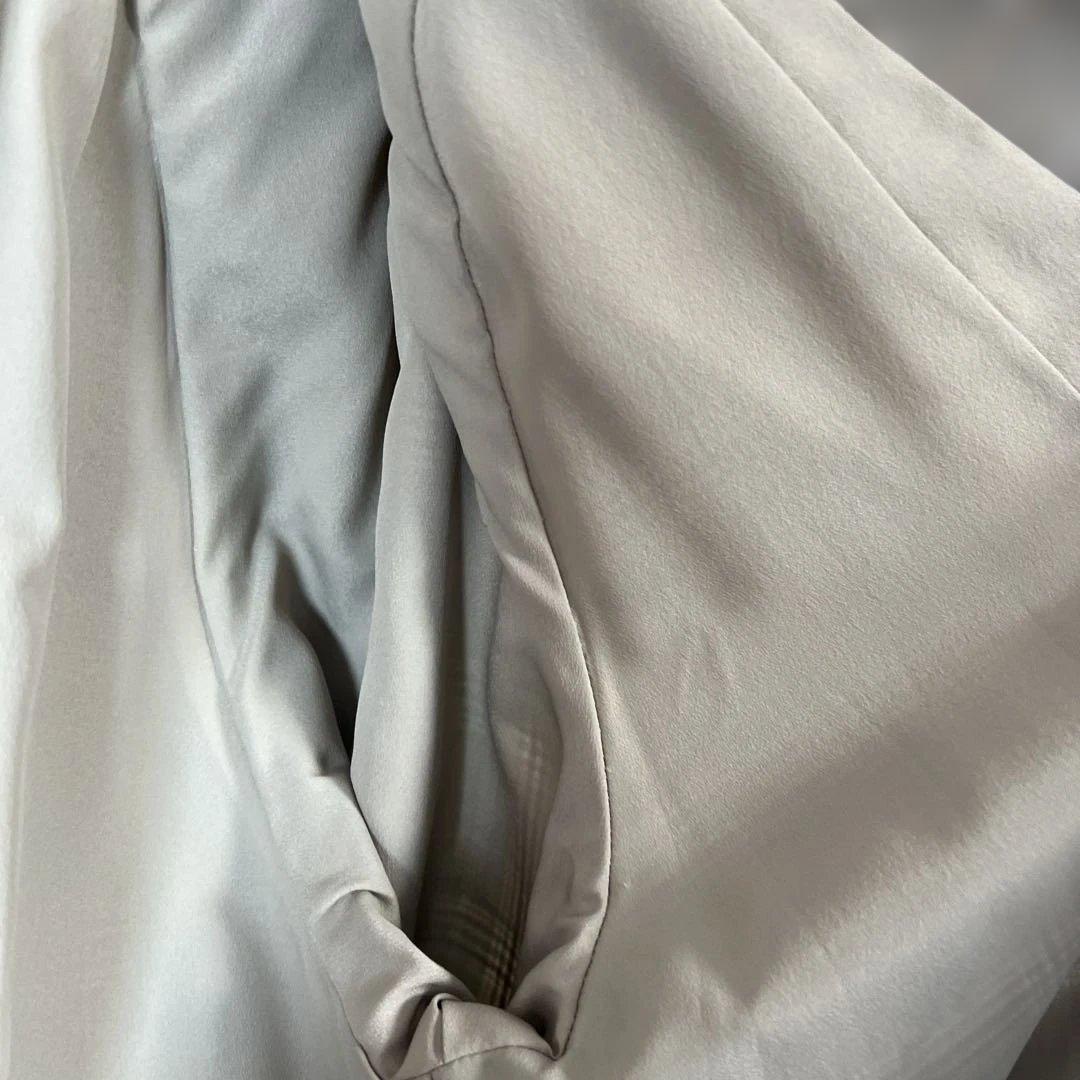 アトリエ花 オーダーメイド チェック柄 ロングコート 一点物　ヴィンテージ　L