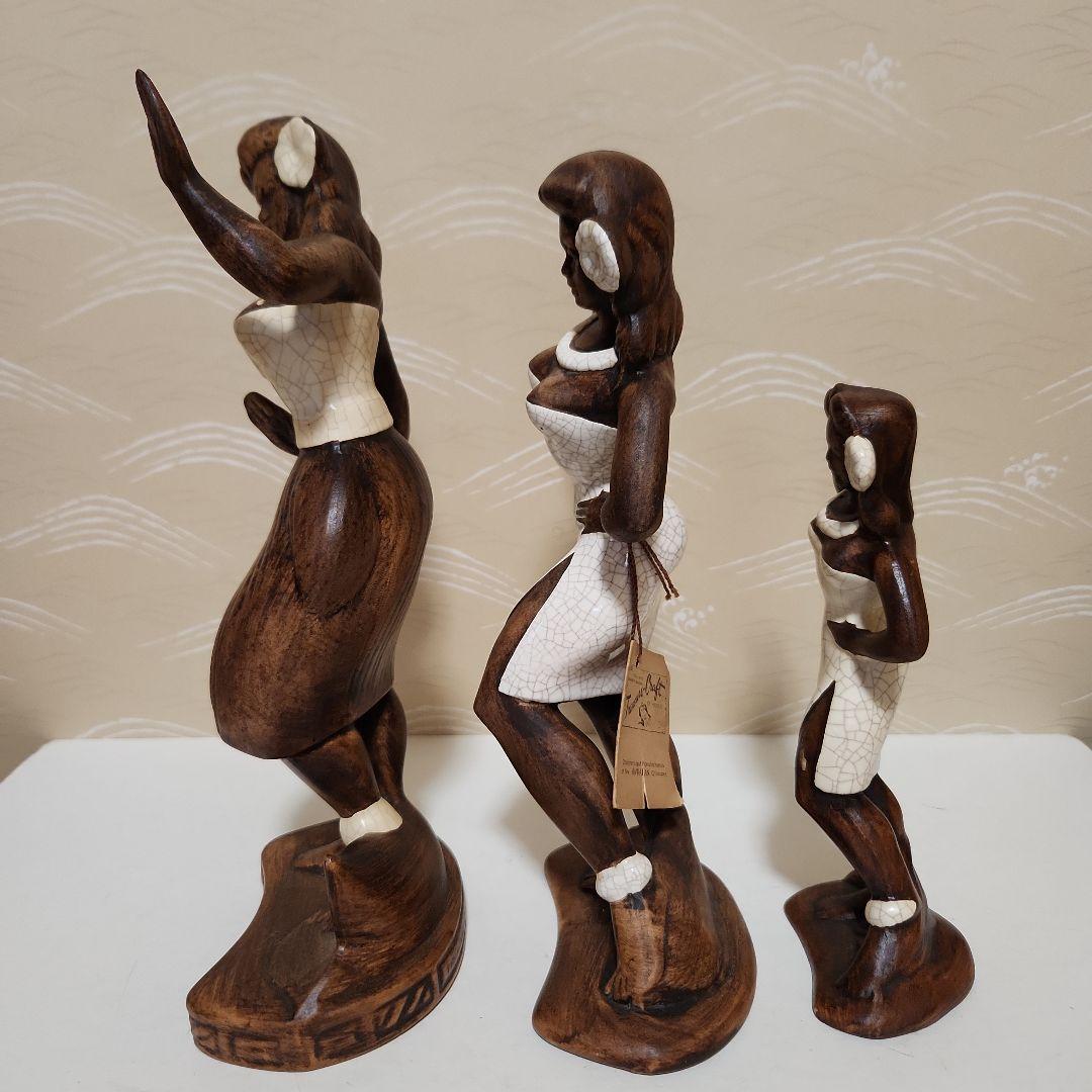 MICOTトレジャークラフト1959年 フラダンス陶器製 3体セット