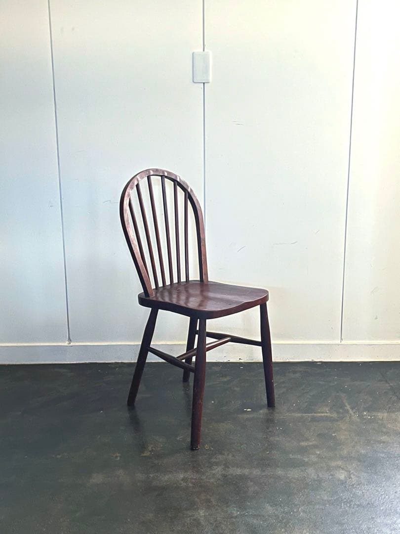 イギリスアンティーク フープバック ダイニングチェア ブロカント シャビー