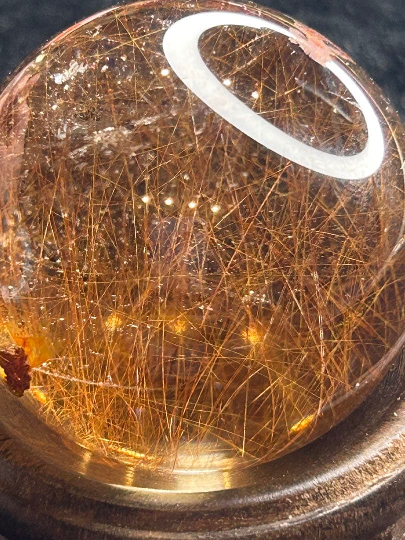 ✩.*˚ガーデン共生ルチル スフィア ✩.*˚台座なし