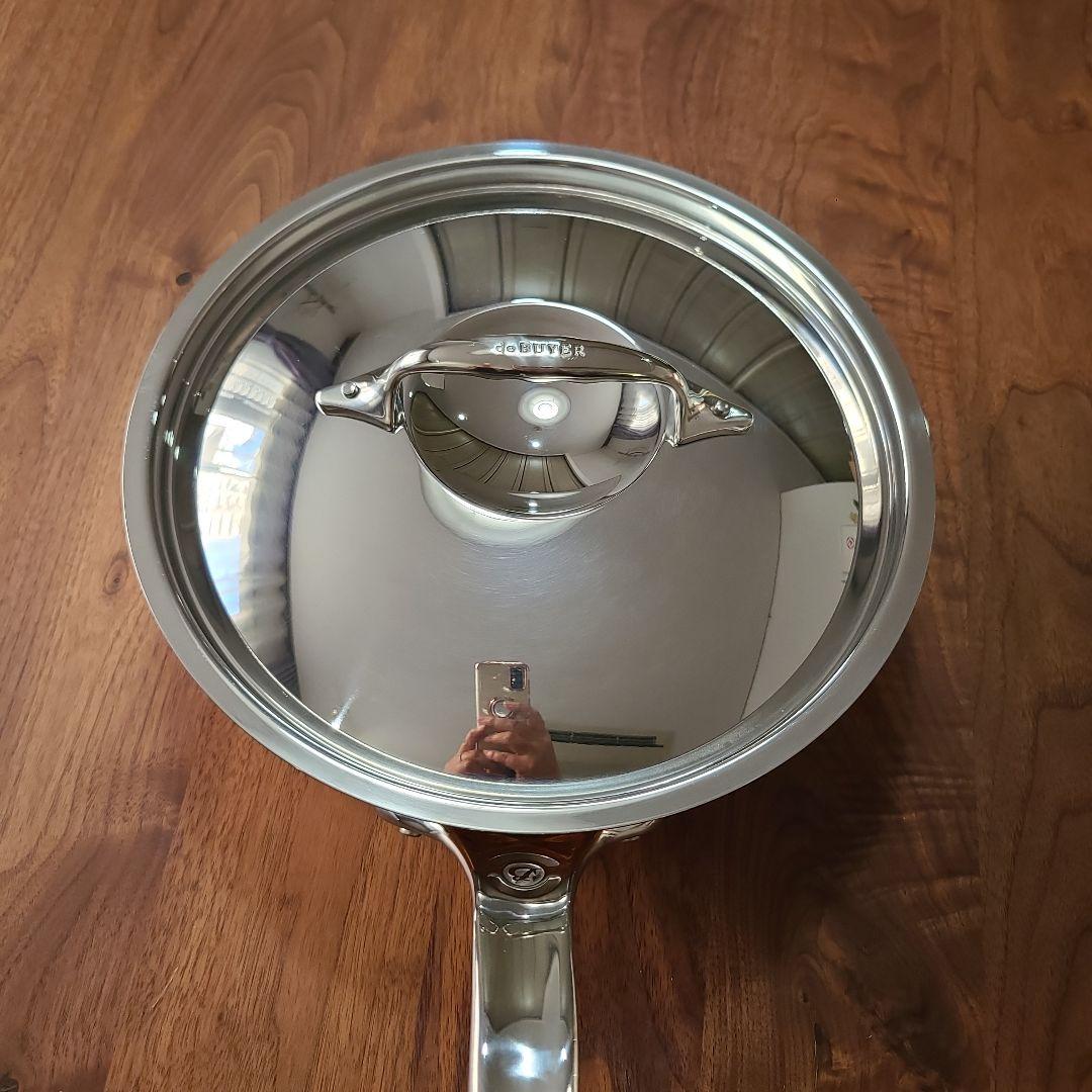 蓋付属de Buyer IH可24cm銅ソテーパン