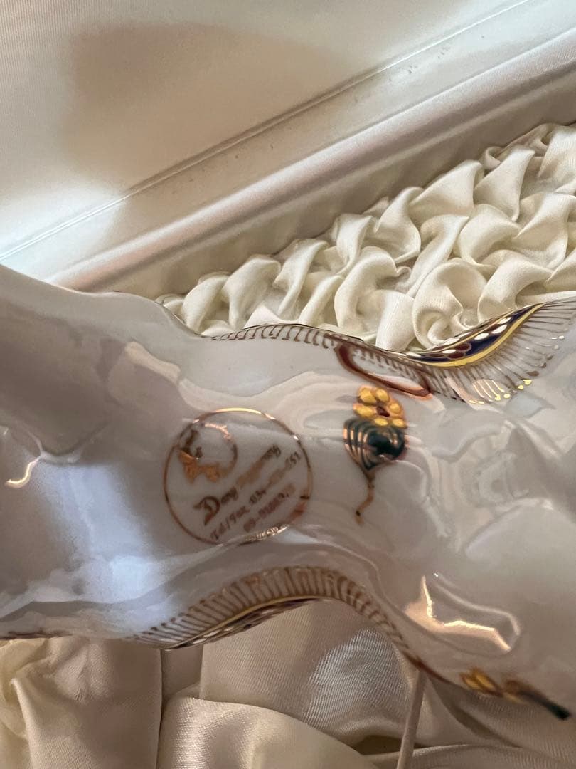 陶器製 馬の置物 専用ケース付き