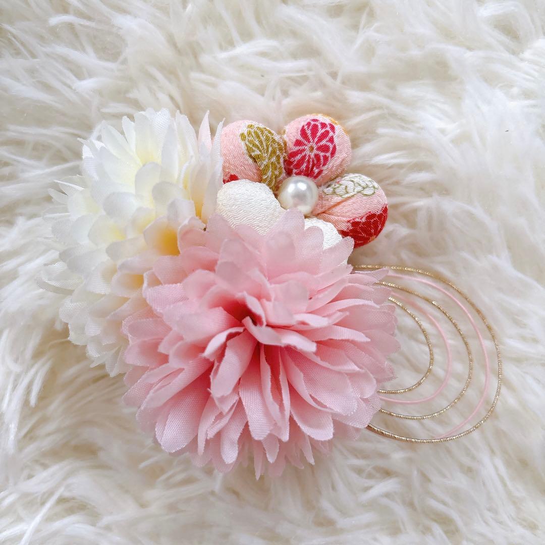 キョウエツ 七五三 3歳 女の子 着物 被布 小物 フルセット 薄ピンク