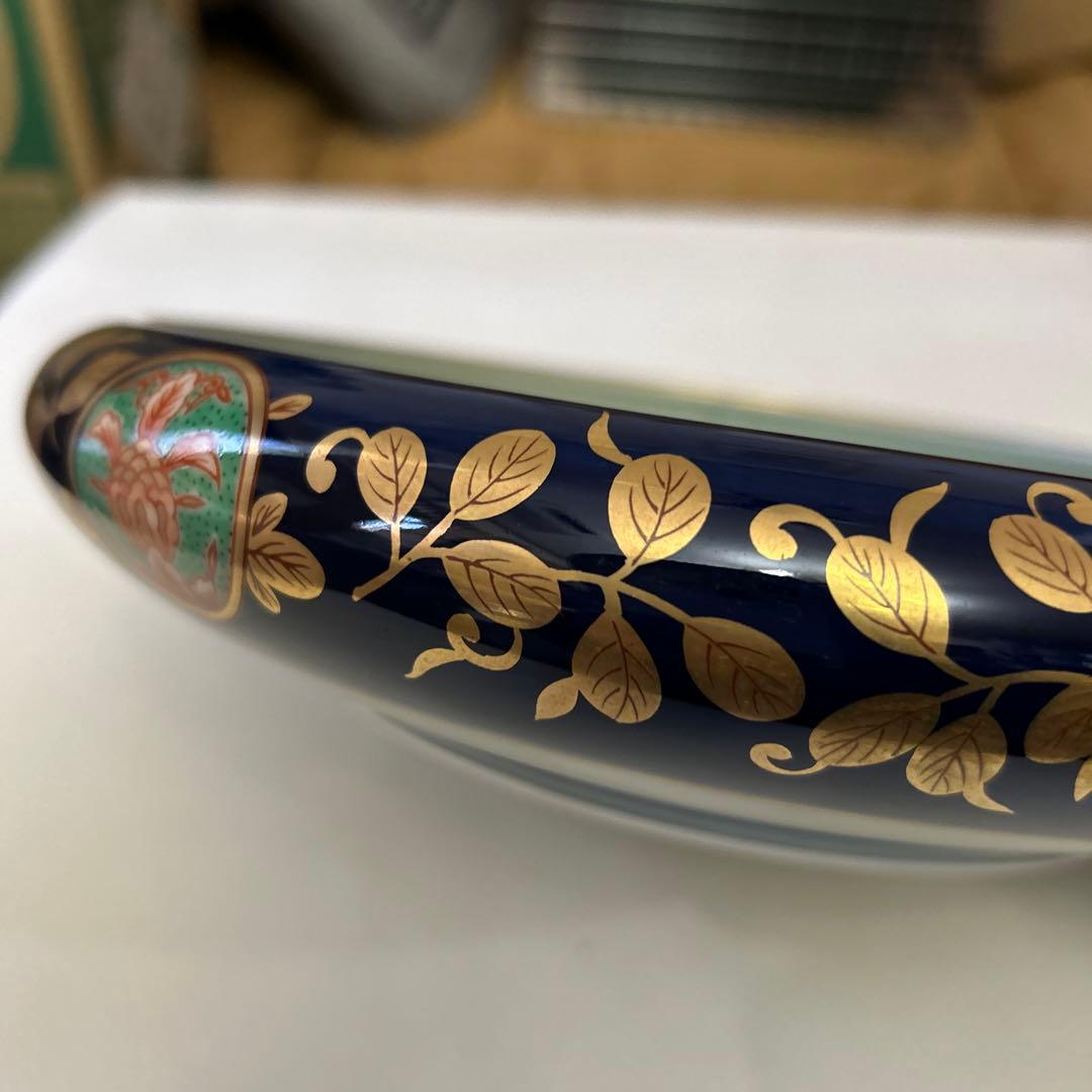 有田焼JAPAN 古伊万里金彩　8号鉄鉢