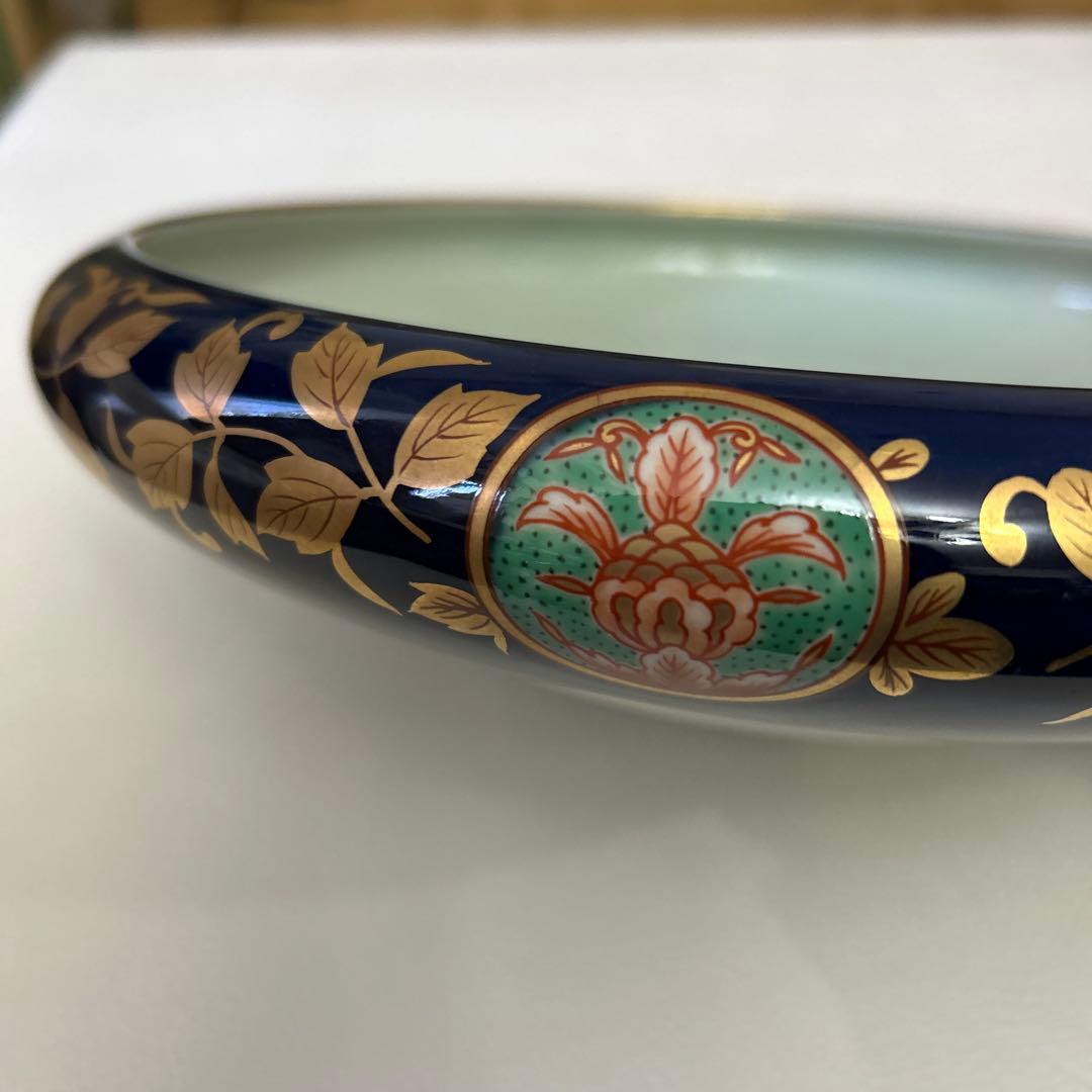 有田焼JAPAN 古伊万里金彩　8号鉄鉢