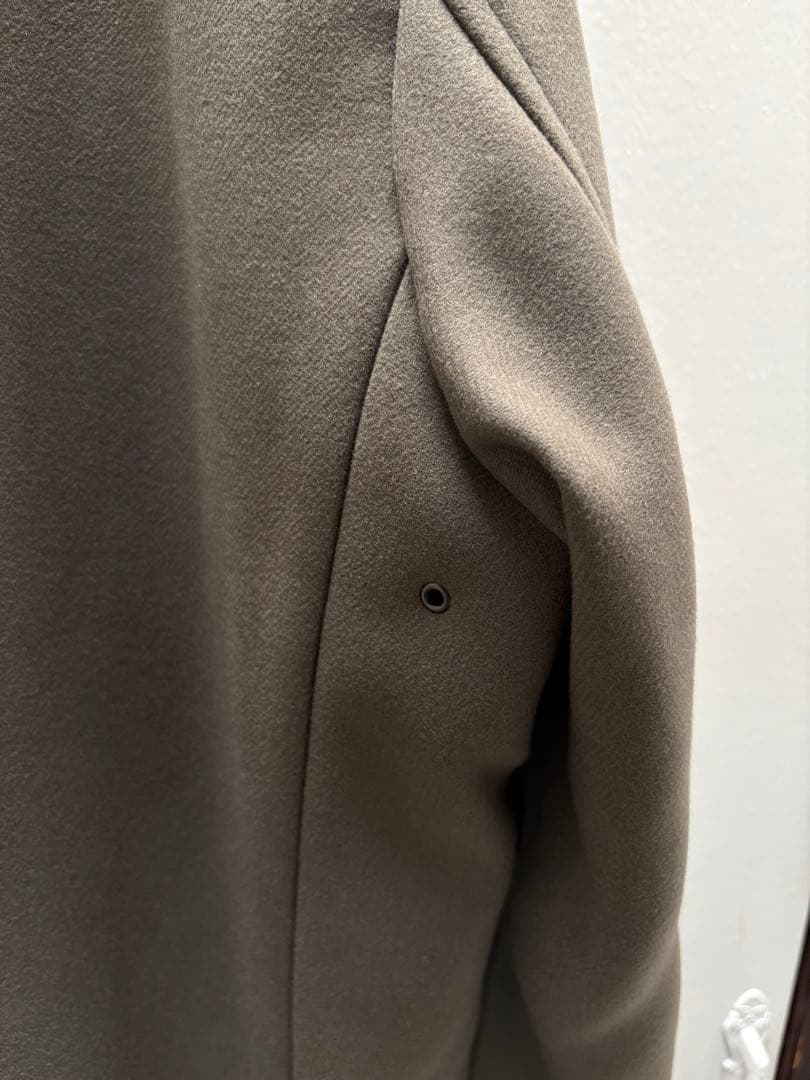 SHIPS XL メルトン　スーパー160‘ｓ　メリノウール　シングルコート