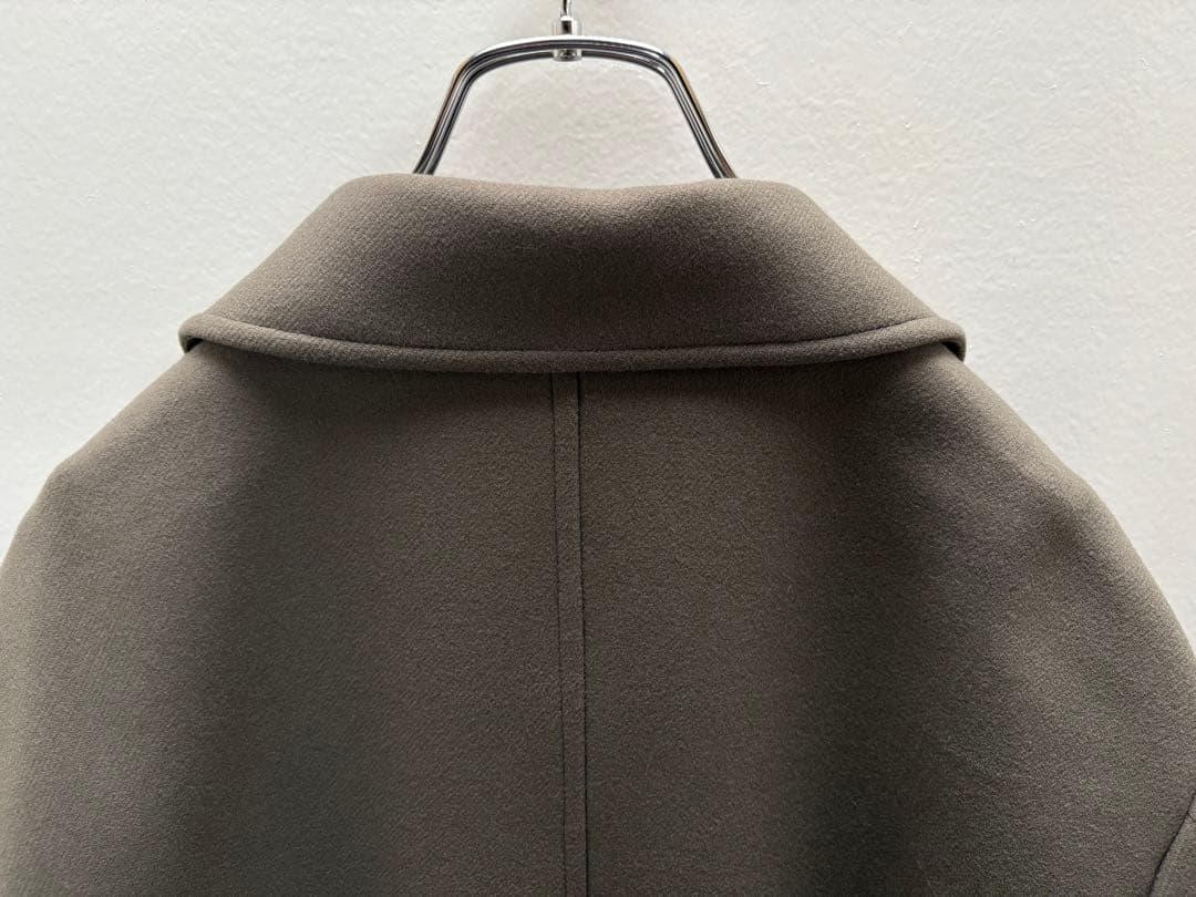 SHIPS XL メルトン　スーパー160‘ｓ　メリノウール　シングルコート