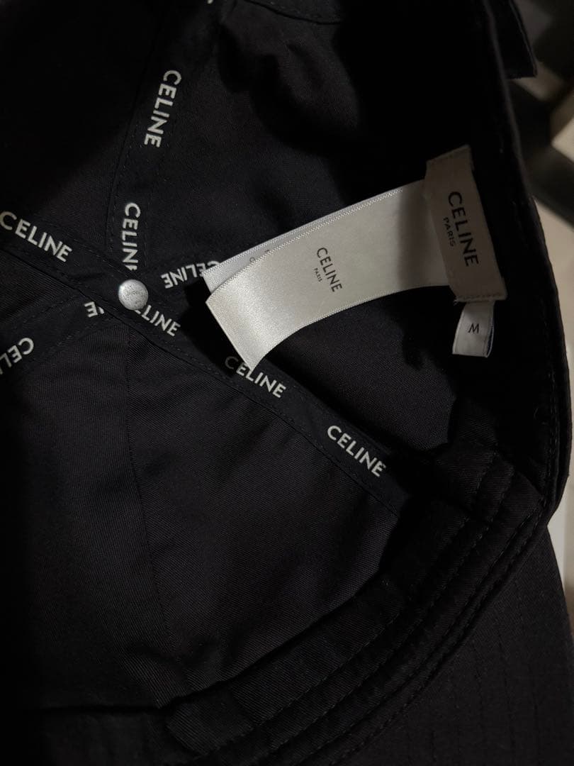 ✨美品✨CELINE✨ブラック ベースボールキャップ✨即決購入OK✨