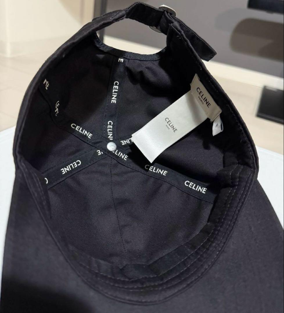 ✨美品✨CELINE✨ブラック ベースボールキャップ✨即決購入OK✨