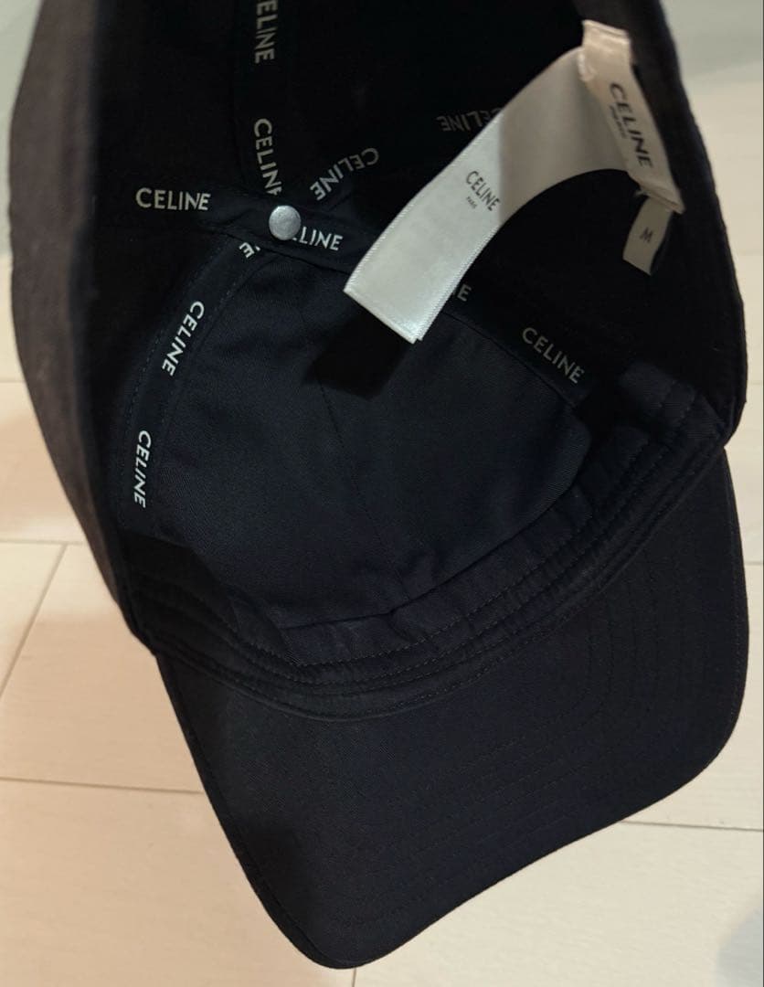 ✨美品✨CELINE✨ブラック ベースボールキャップ✨即決購入OK✨