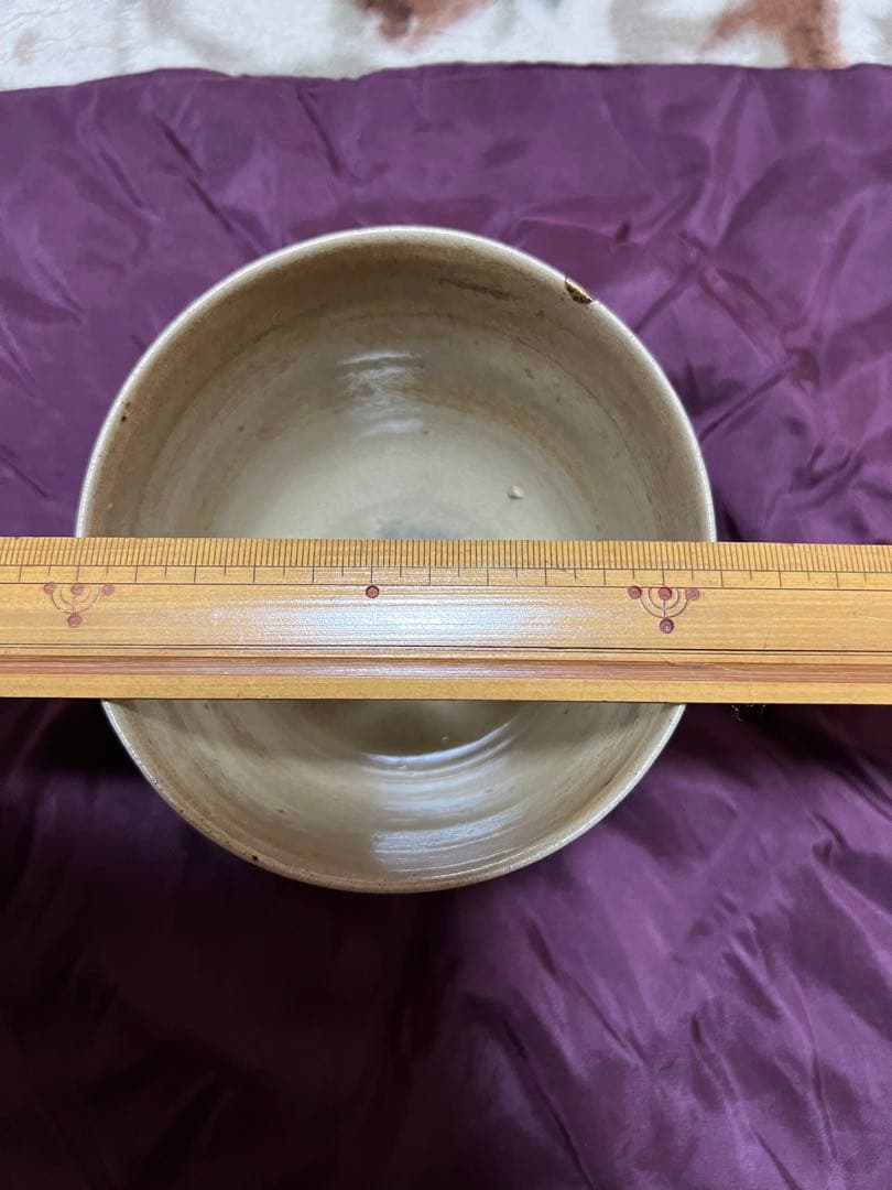 多彩な人物画の茶碗