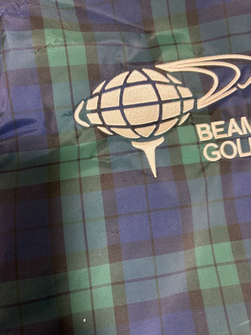 BEAMS GOLF チェック柄 ゴルフバッグ