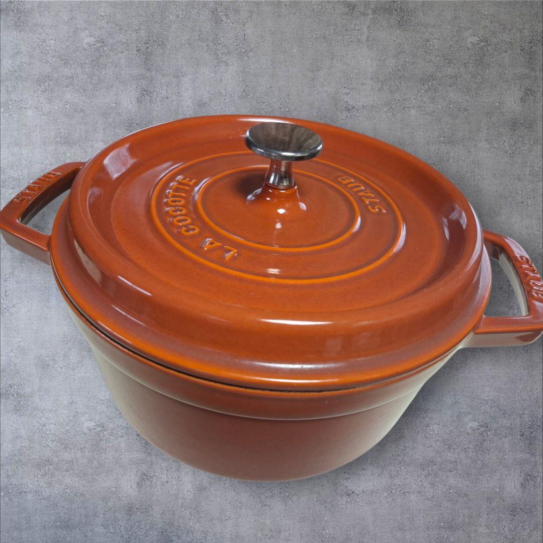 ★にこらす★ストウブ 鍋 Staub ピコ ココット ラウンド 22cm