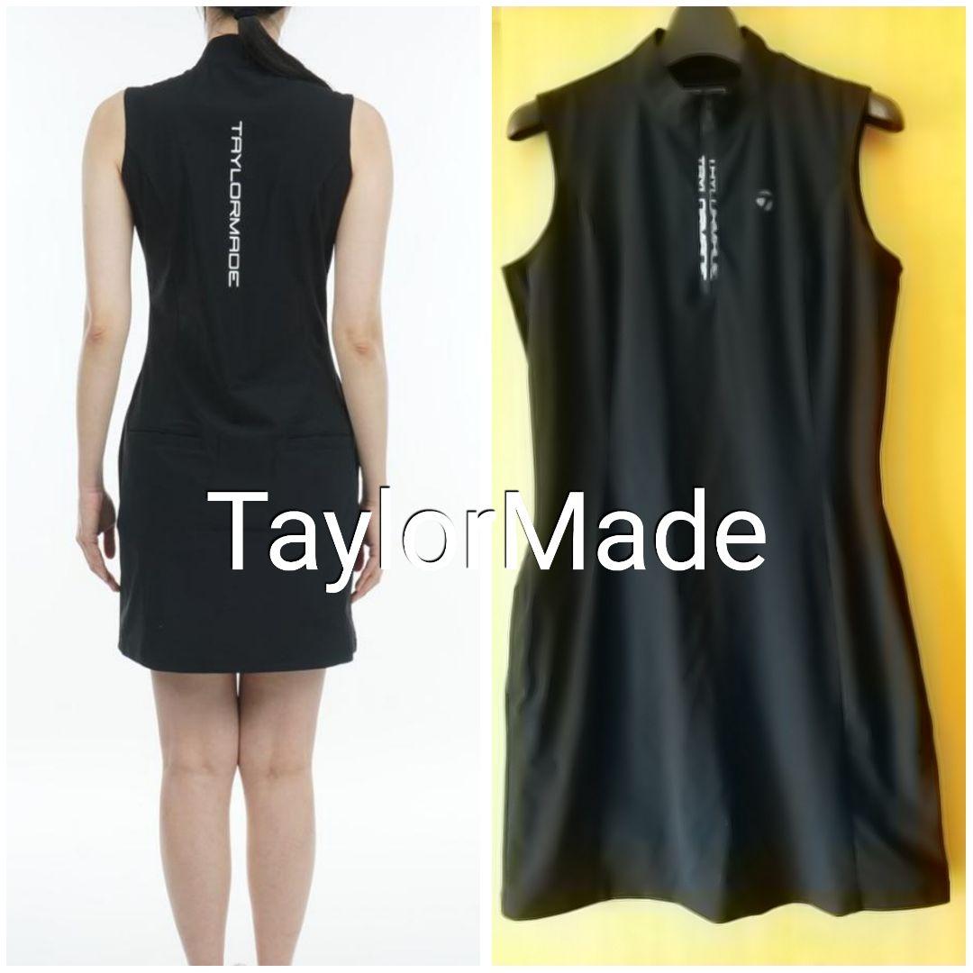 TaylorMade★バックロゴブラックワンピーステーラーメイドレディースゴルフ