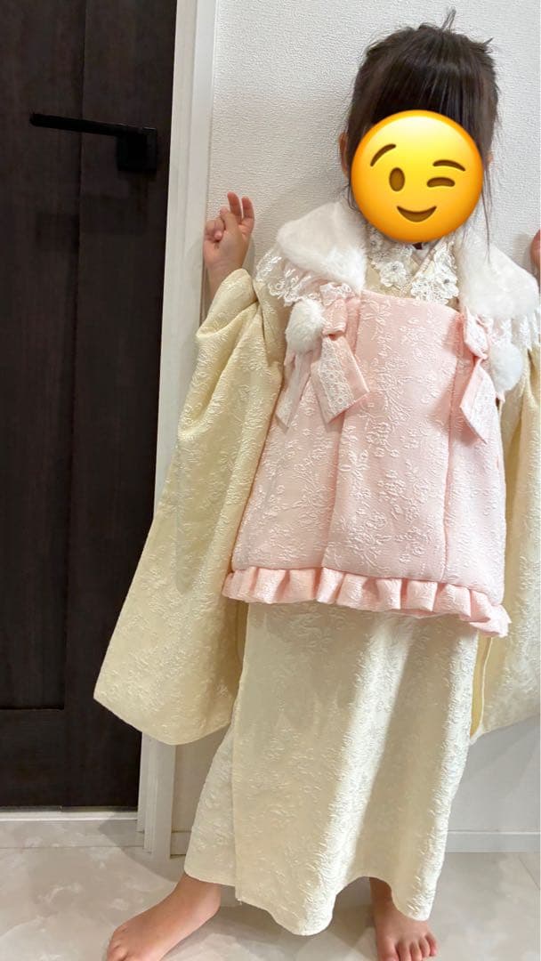 キャサリンコテージ 七五三　着物ドレス 100cm ワンピース➕ 被布セット