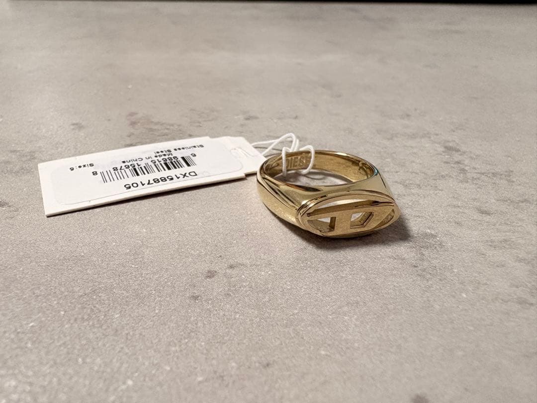 ゆ*ま様 【新品未使用】DIESEL リング ゴールド サイズ5(9号)
