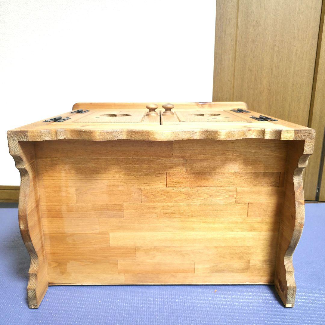 【16】カントリー家具 ハンドメイド カントリー調 キャビネット ハートの扉