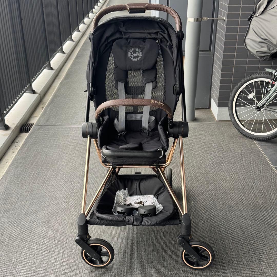 【おまけ:レインカバー付】 サイベックス ミオス ローズゴールド ベビーカー