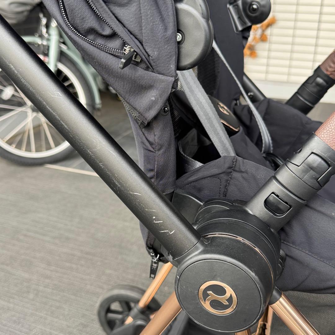 【おまけ:レインカバー付】 サイベックス ミオス ローズゴールド ベビーカー