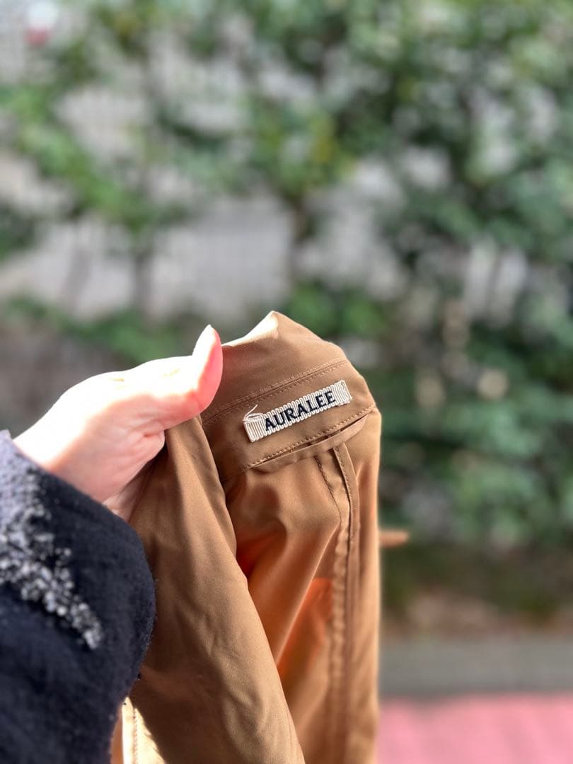 す*や様 AURALEE × スタイリスト私物　ステンカラーコート
