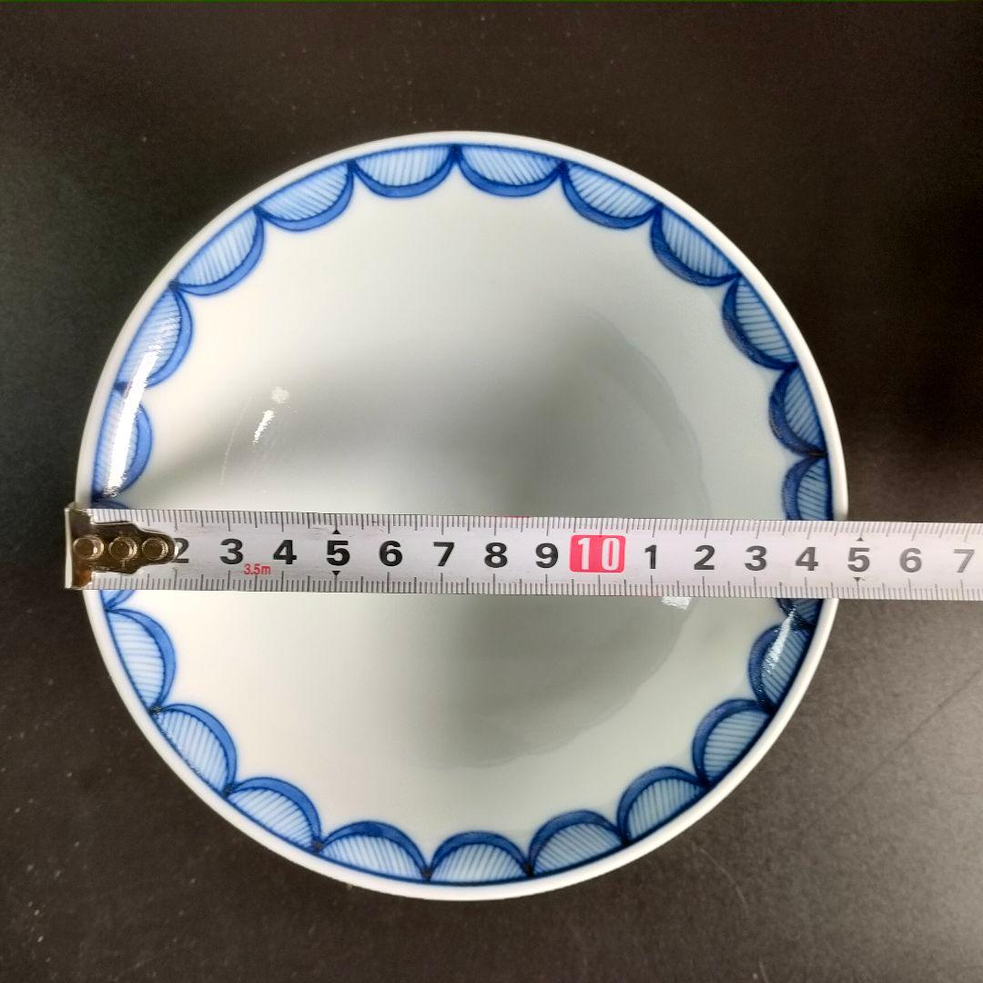 C19-2/呉福作/染錦柘榴梅菊画蓋物丼5客組/共箱/蓋付/茶碗/懐石料理