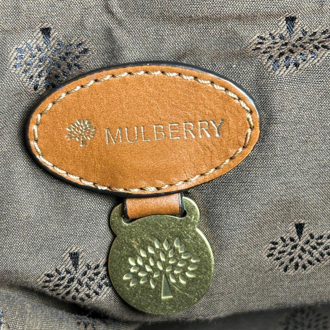 MULBERRY Alexa 2way レザー ボストンバッグ ブラウン