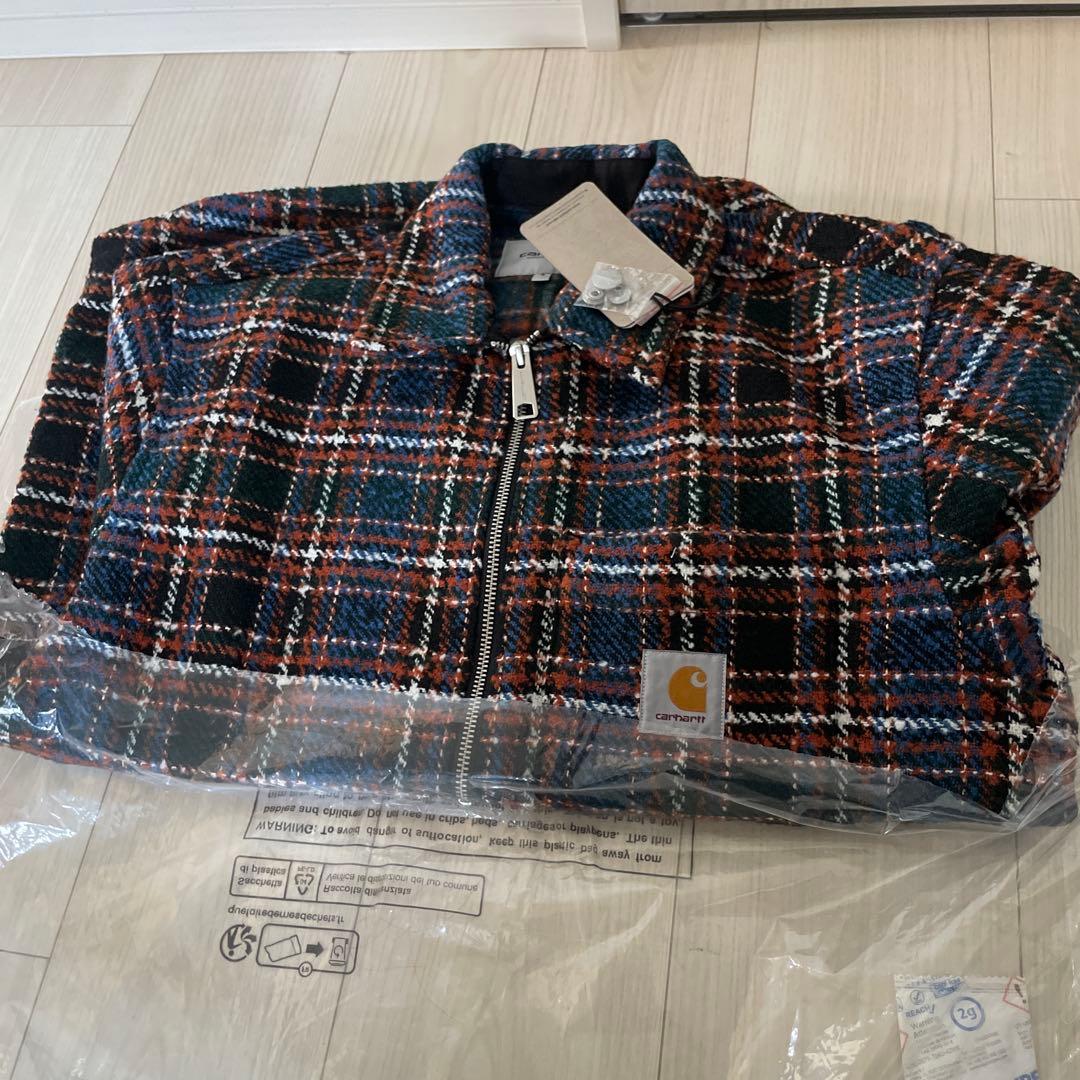 Carhartt チェック柄ネルシャツ ジップアップ新品未使用