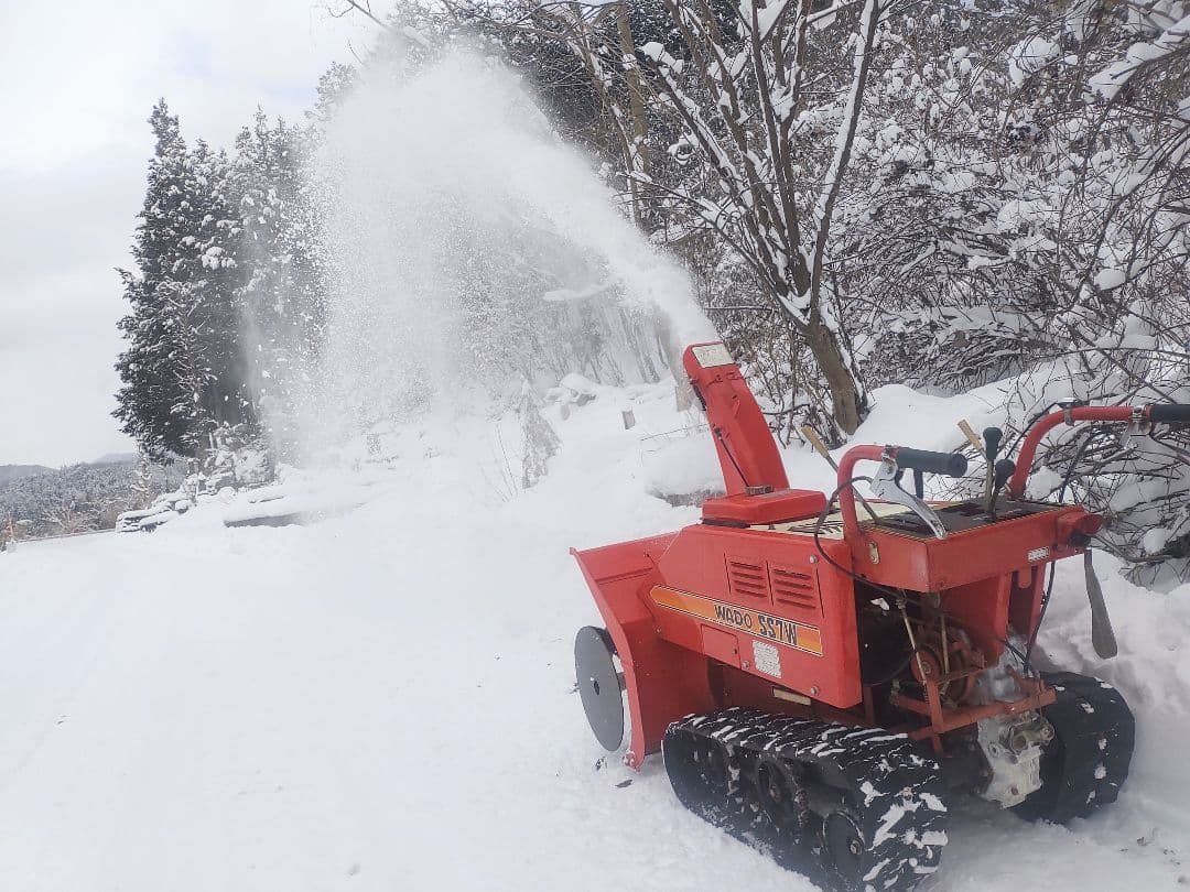 どんでん！投雪テストOK！ワドー　作動品　中古除雪機　岐阜県