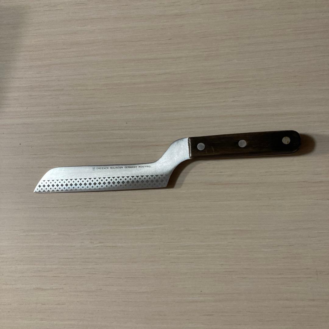 ドライザック　チーズナイフ　ドイツ　ステンレス　レトロ　ヴィンテージ　包丁