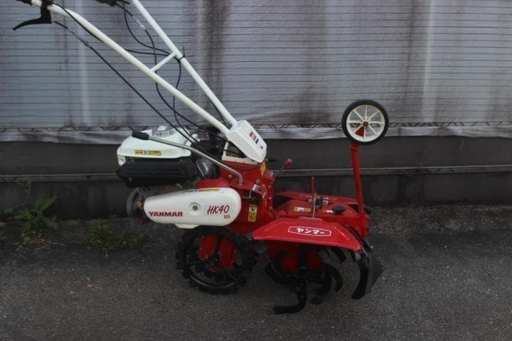 管理機・耕運機　ヤンマー　HK40　溝切り　土あげに　小型　A9117