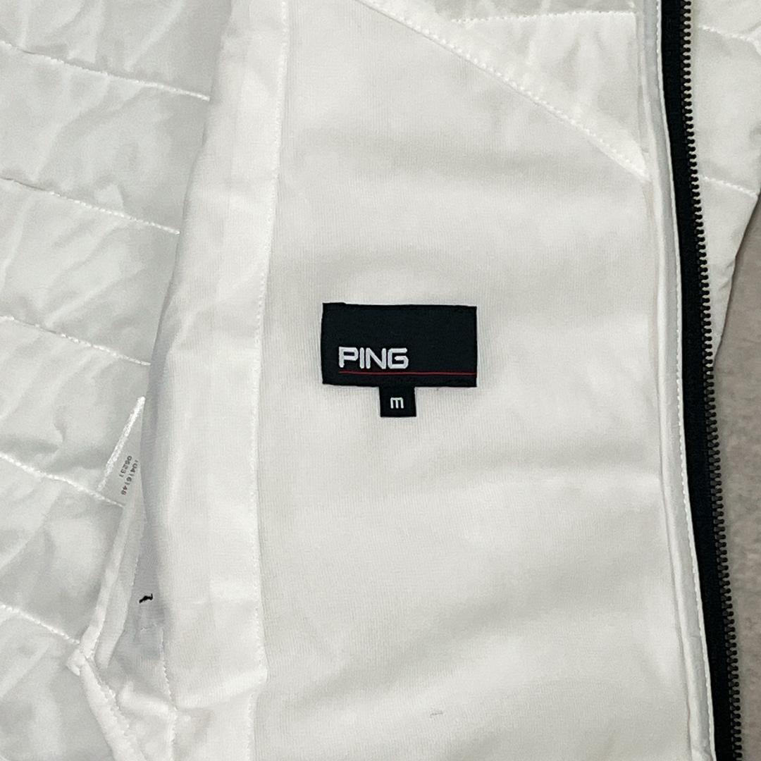 PING ストレッチラミネート 中綿 ブルゾン ジャケット M ゴルフ