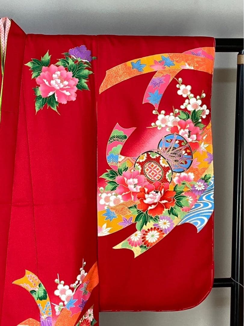 【激安】新品お祝い着正絹四つ身襦袢付き　131