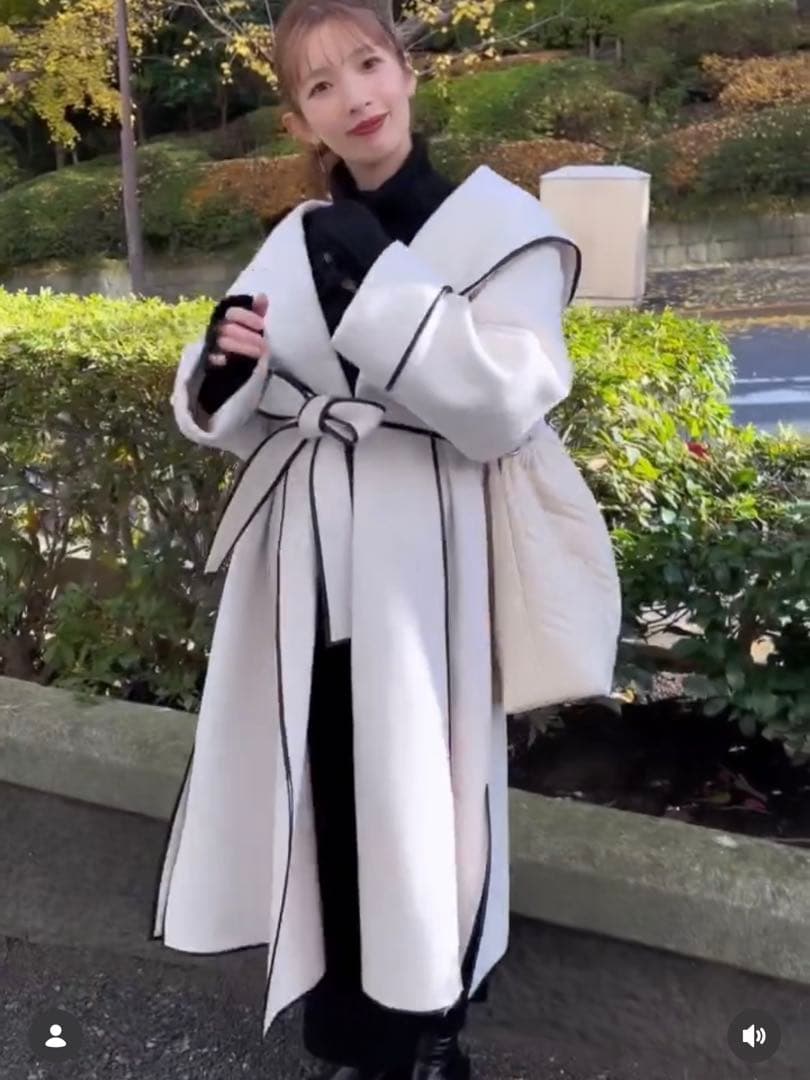 パイピングフードコート　※新品未使用タグ付き