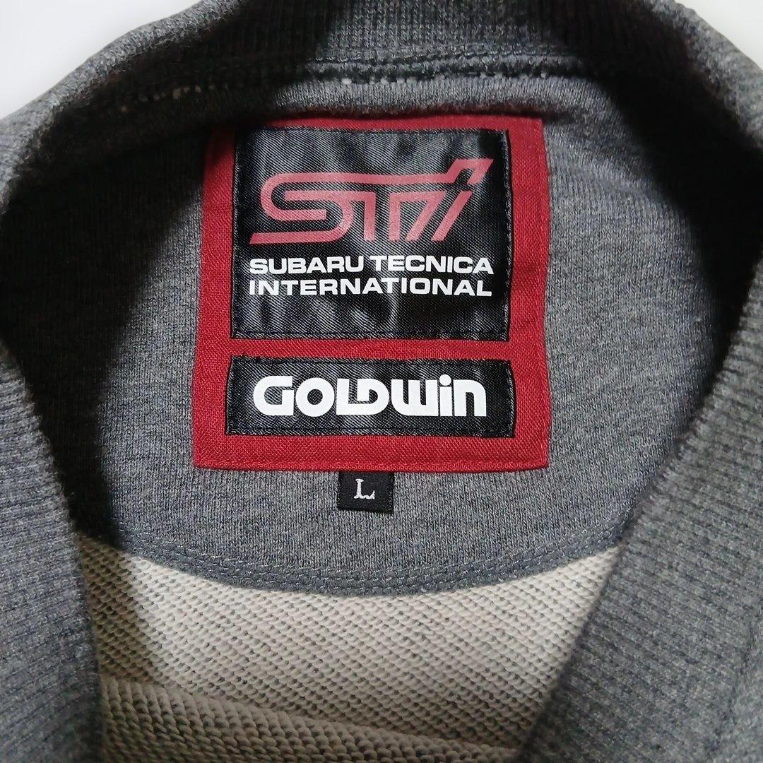 ☆レア☆スバル STI ゴールドウイン製 袖ロゴ トレーナー　サイズL