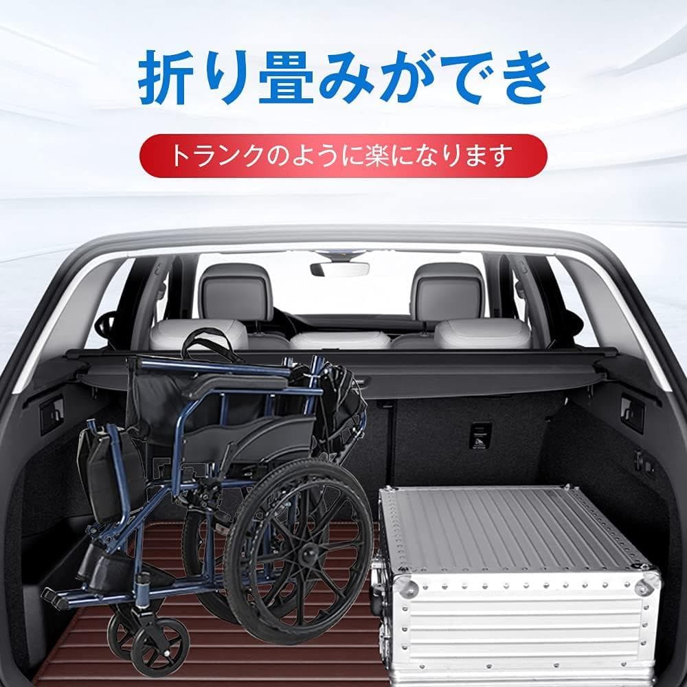 【開封・未使用】Awakinn 車椅子 自走用 折りたたみ車椅子 車イス　④