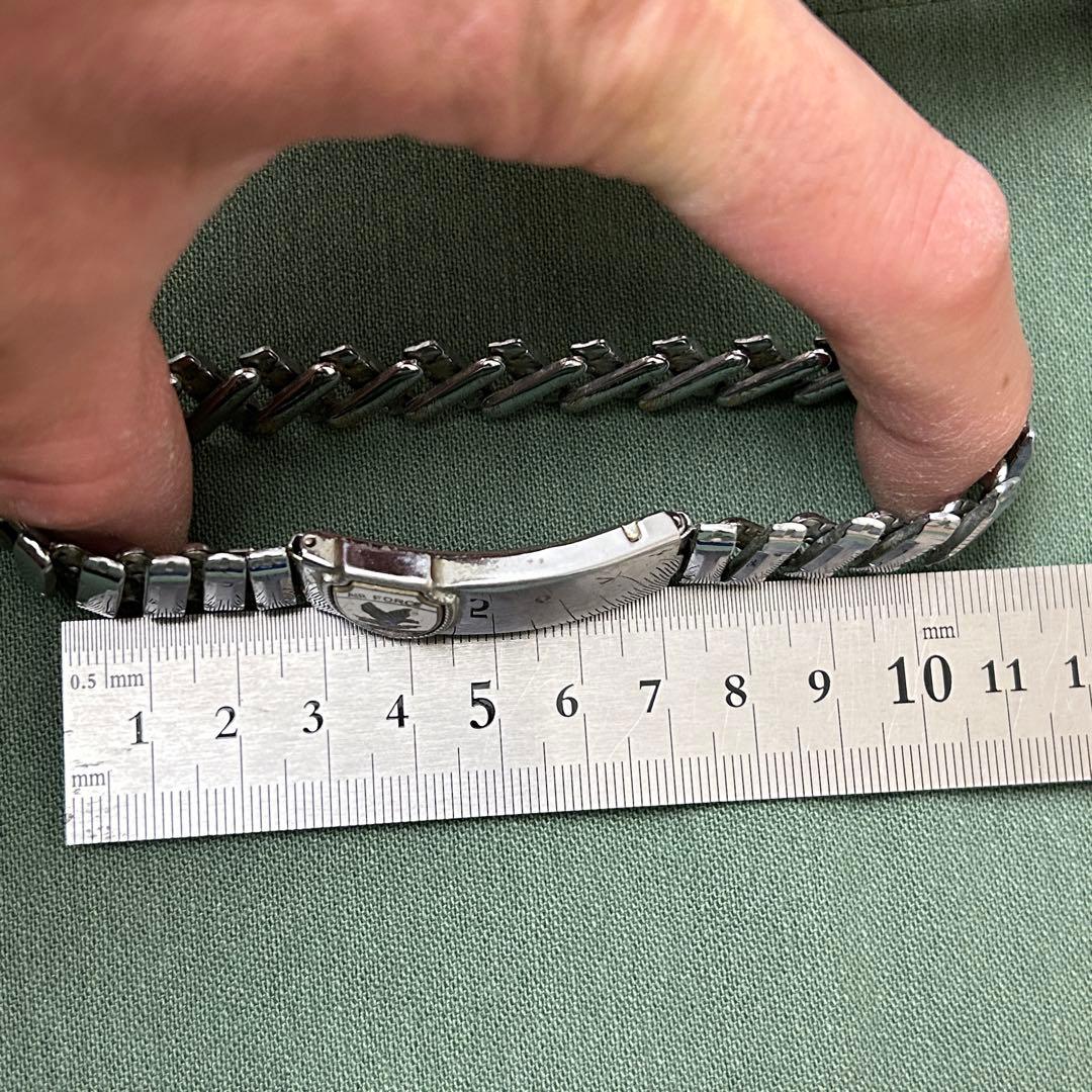 AIR FORCE ACADEMY ミリタリー IDブレスレット ロケット 蛇腹