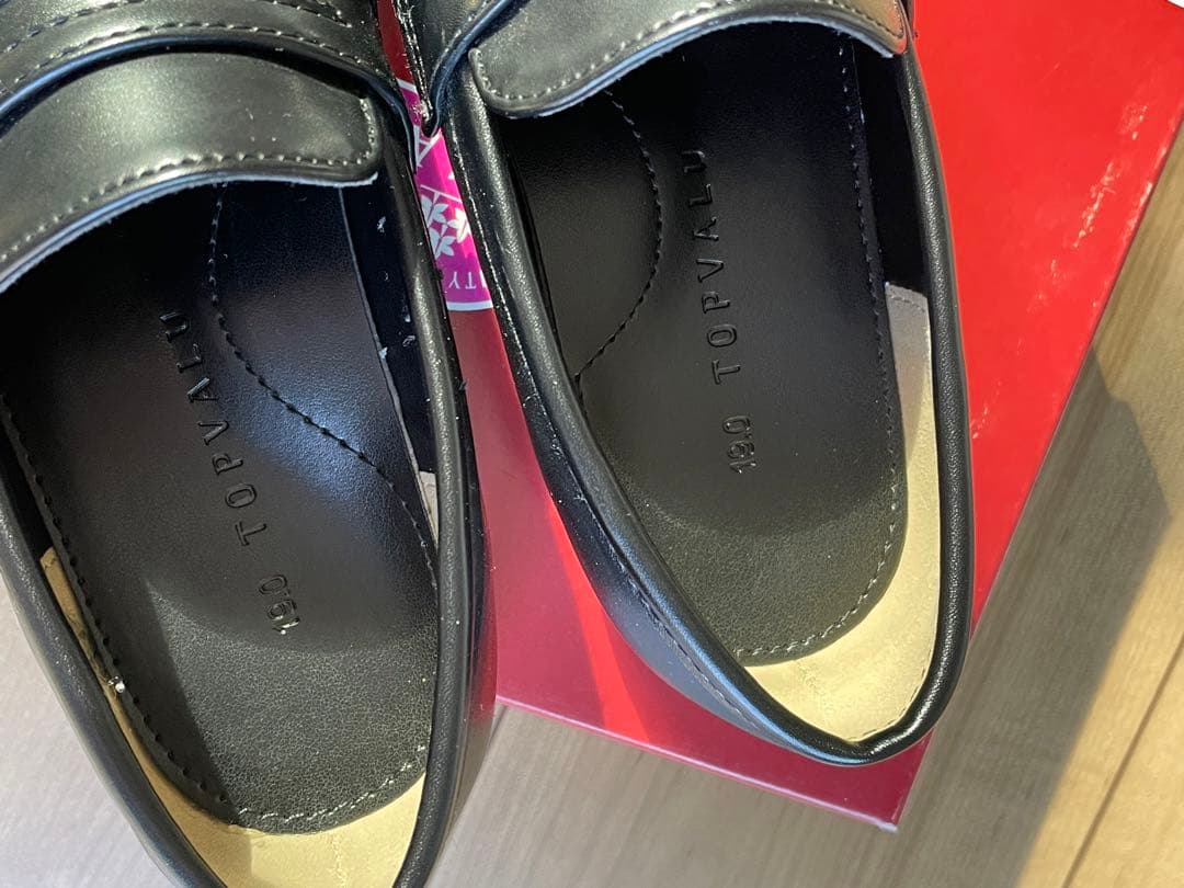 フォーマルワンピース120サイズ　ローファー18.5cm〜19cm