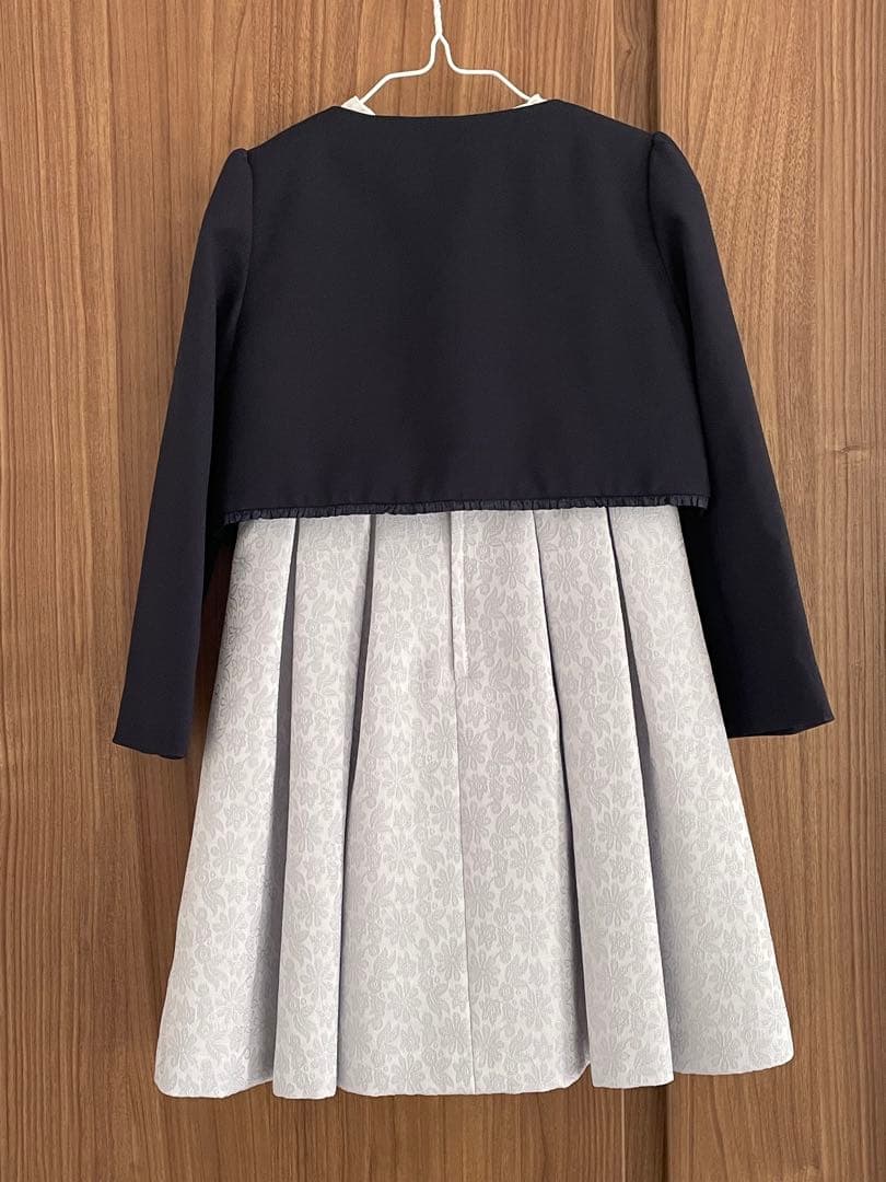 フォーマルワンピース120サイズ　ローファー18.5cm〜19cm